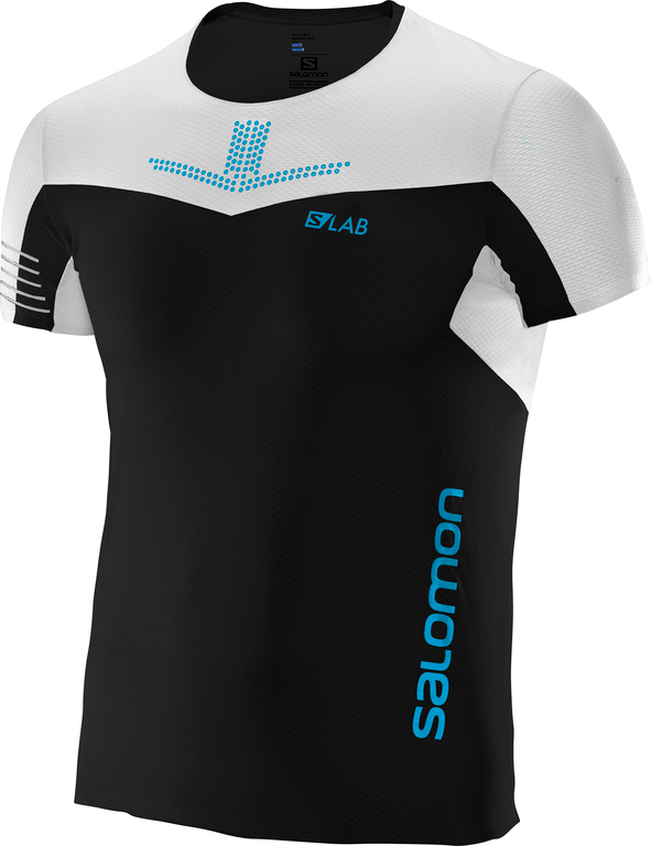SALOMON shirt SS S-Lab Sense Tee black/white
