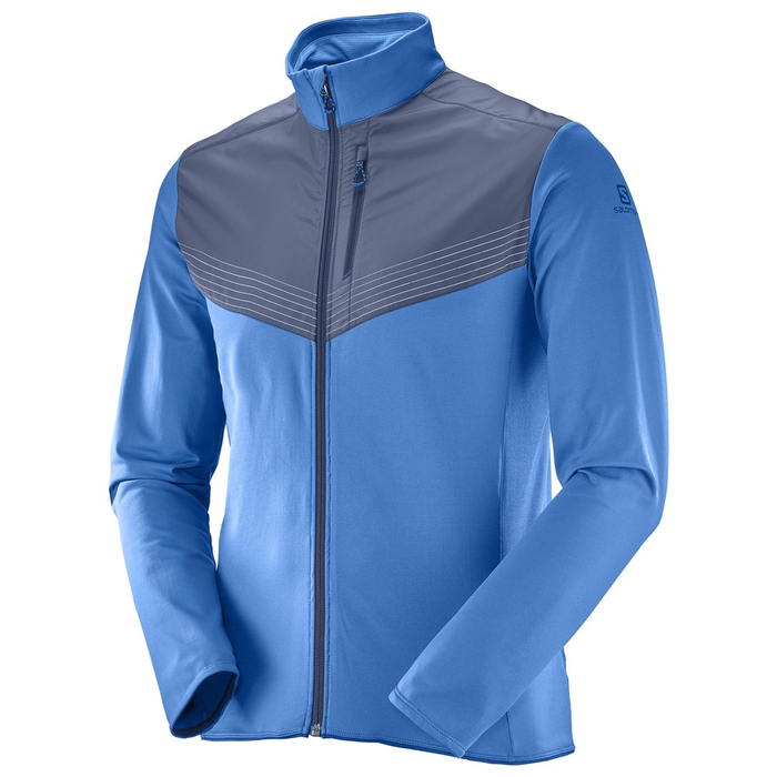 SALOMON jacket Pulse Mid Aero blue