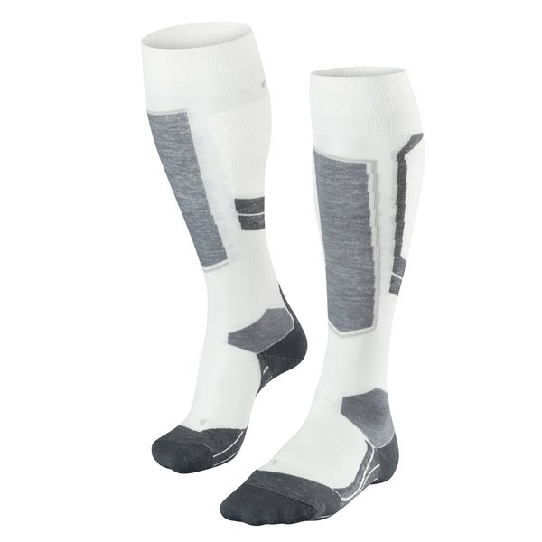 FALKE zeķes SK4 Wool Women white/grey