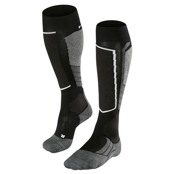 FALKE zeķes SK2 Wool black/grey