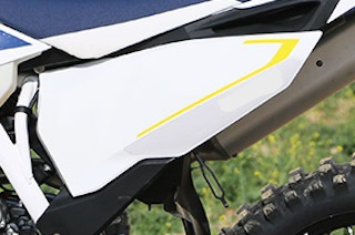 HUSQVARNA plastmasa filtra kastes LH TE/FE 125-501 '15 white/yellow