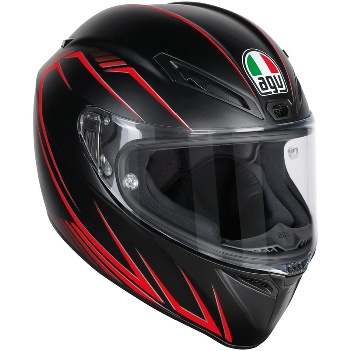 AGV ķivere Veloce S Predatore matt black/red