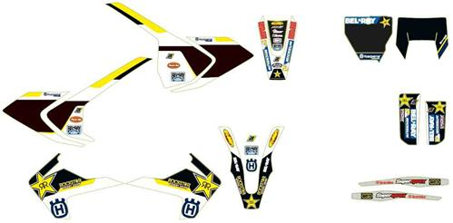 HUSQVARNA uzlīmju kompl Rockstar '17-'19