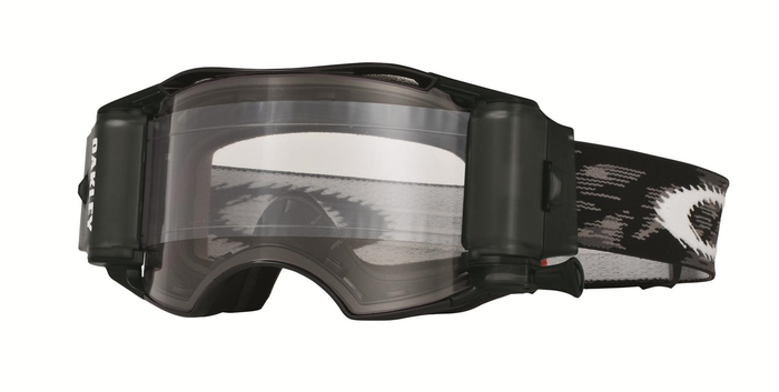OAKLEY MX brilles ar Roll Off Airbrake Jet black w/clear
