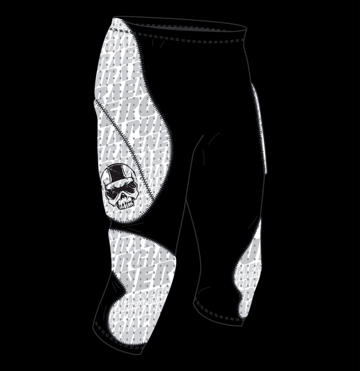 ENERGIAPURA bikses 3/4 Racing Protect black/grey