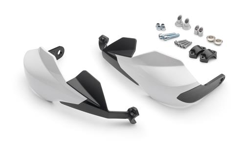 HUSQVARNA hand guards full white