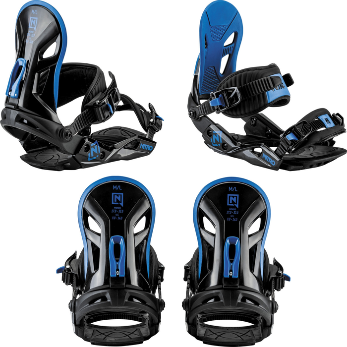 NITRO stiprinājumi Rental blue