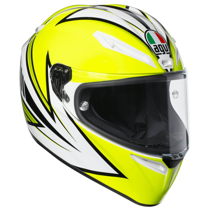 AGV ķivere Veloce S Vitali '16 fluorescējoši dzeltena/balta