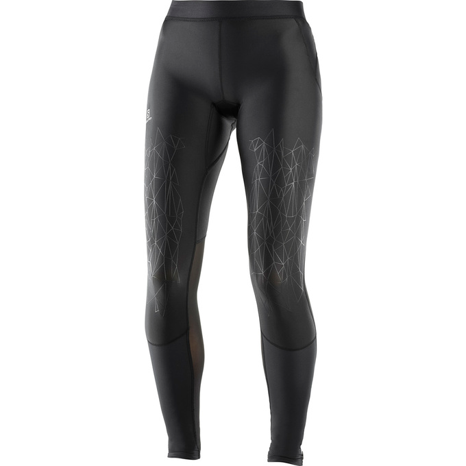 SALOMON pants Intensity Long Tight W black