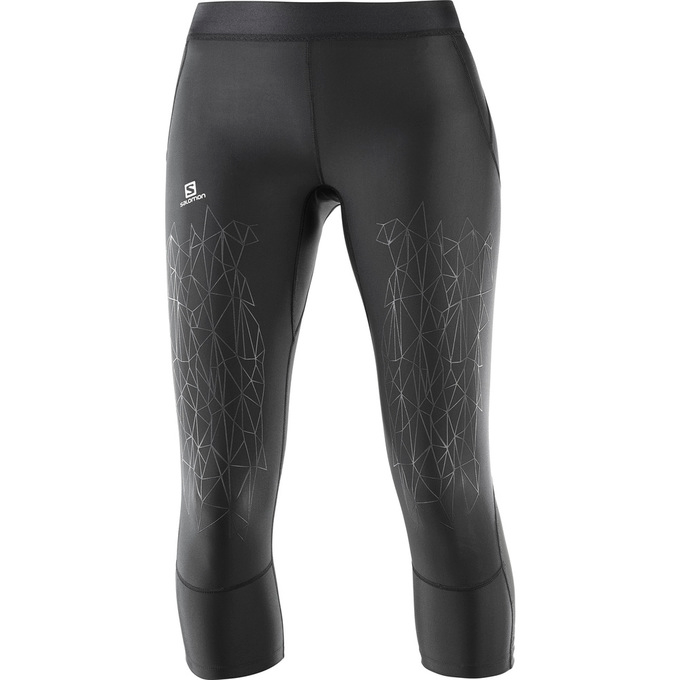 SALOMON pants Intensity Mid Tight W black