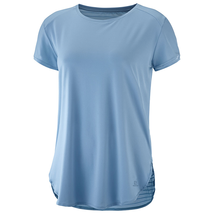 SALOMON shirt SS Comet Breeze Tee W light blue