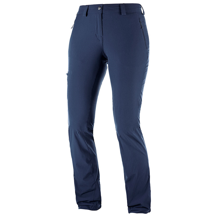SALOMON pants Wayfarer Alpine W dark blue