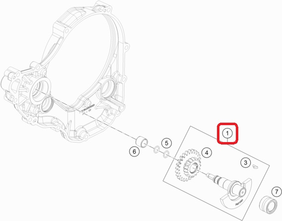 HUSQVARNA balansiervārpstas kompl FC/FE 250/350 '19-'20