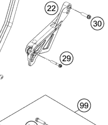 HUSQVARNA slaideris ķēdes TC 85 '18-'20