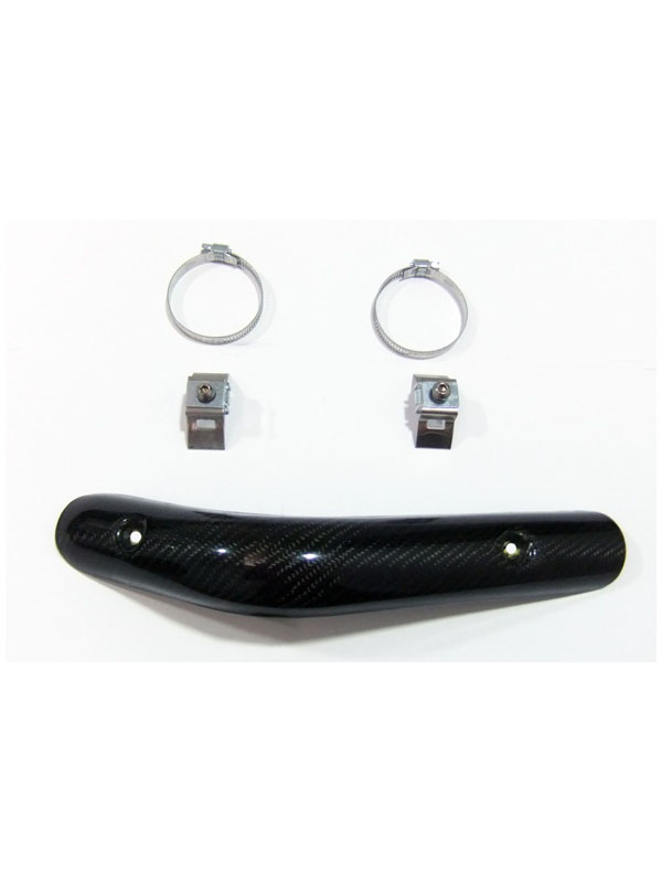 4MX exhaust manifold guard Carbon HUSQVARNA 4T Enduro 250 '14-'16