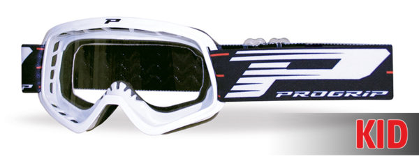 PROGRIP brilles 3101CH Youth white w/clear