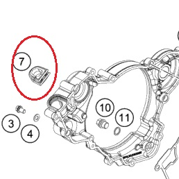 HUSQVARNA blīvējums sajūga vākā TC 125 '18-'20