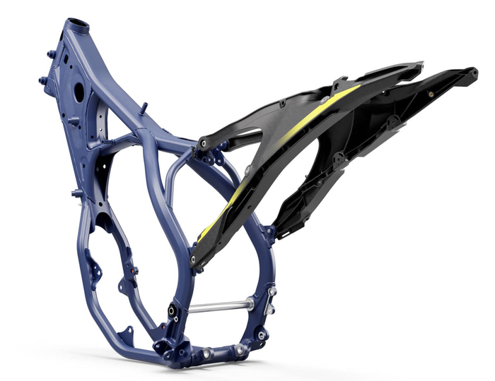 HUSQVARNA plastmasa pusrāmja LH daļa Jarvis/Rockstar '20-'23 w/o decal
