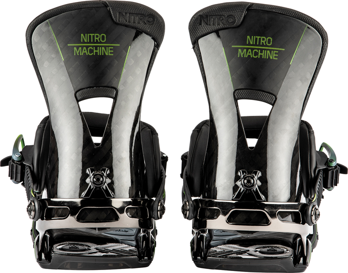 NITRO atzveltne stiprinājumam Highback Machine black carbon