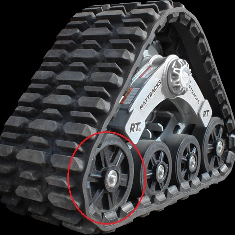 MATTRACKS wheel 10" ATV chain system
