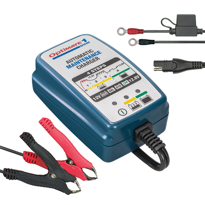 OPTIMATE Duo 0.6A 12.8V Battery Charger Maintainer