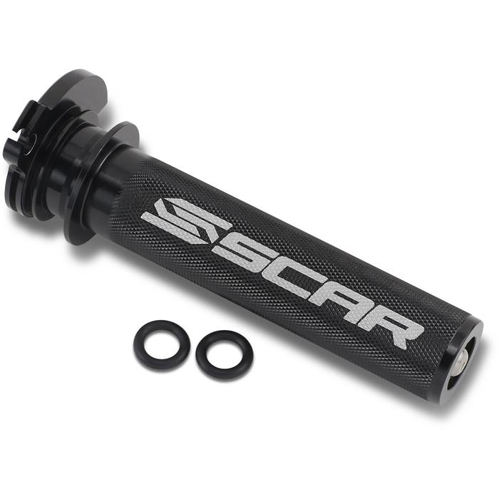 SCAR throttle grip with bearing HUSQVARNA 65/85 black