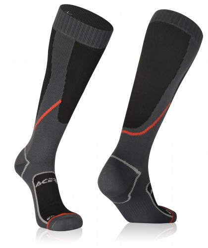 ACERBIS zeķes No Wet black/grey
