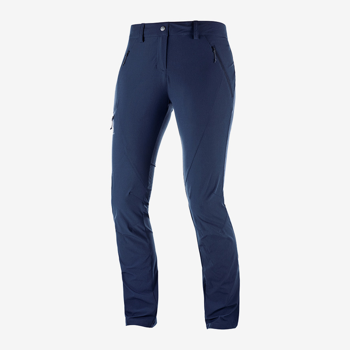 SALOMON pants Wayfarer Tapered W dark blue Reg