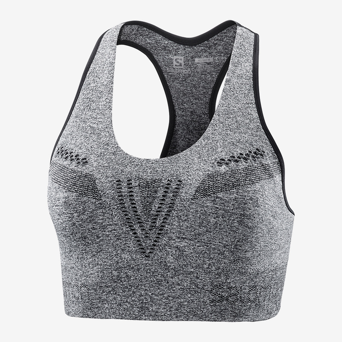 SALOMON sports bra Move On Bra W grey