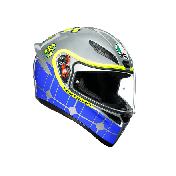 AGV helmet K1 Mugello 2015 silver/blue