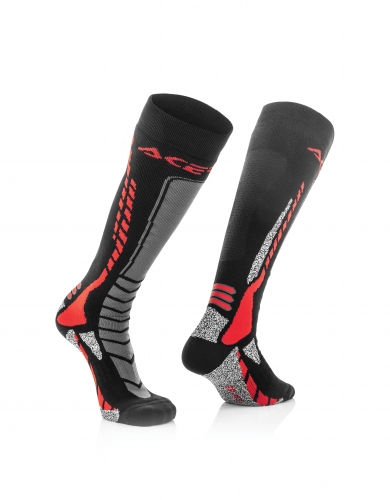 ACERBIS zeķes MX Pro black/red
