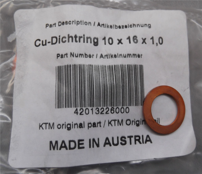 HUSQVARNA paplāksne kapara sajūga cil caurulei apakš 10x16x1