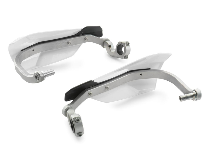 HUSQVARNA hand guard set Alu white
