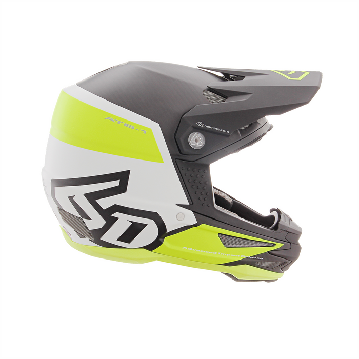 6D ķivere velo BMX/DH ATB-1 Flight yellow/white