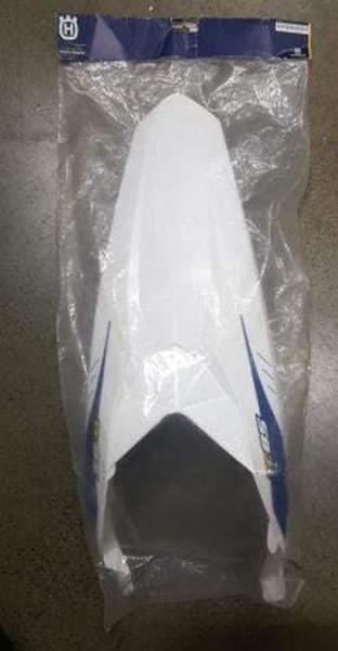 HUSQVARNA plastic r mud guard TC 85 '14-'16 white w/decal