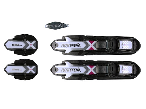 Distanču slēpju stiprinājumi Rottefella NNN Exercise Skate black /bez plāksnes uz slēpes