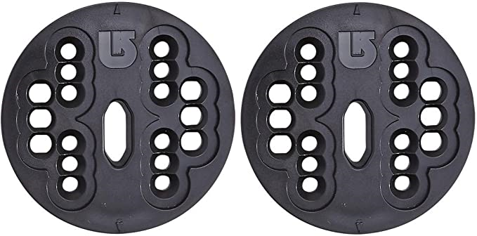BURTON 4x4 Channel System Mounting Disks Black