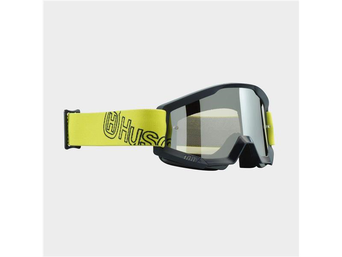 HUSQVARNA brilles MX Kids Strata black/yellow w/mirror