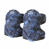 CLOVER knee guards outer Out Knee Pro 2 CE camo blue