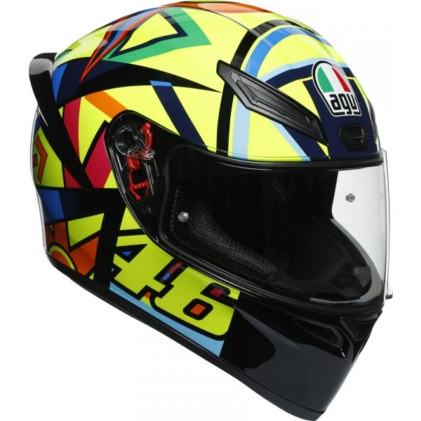 AGV ķivere K1 Soleluna 2017 yellow/blue/red