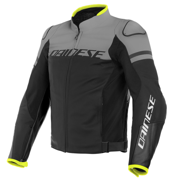 DAINESE ādas jacket Agile black matt/charcoal grey/black matt