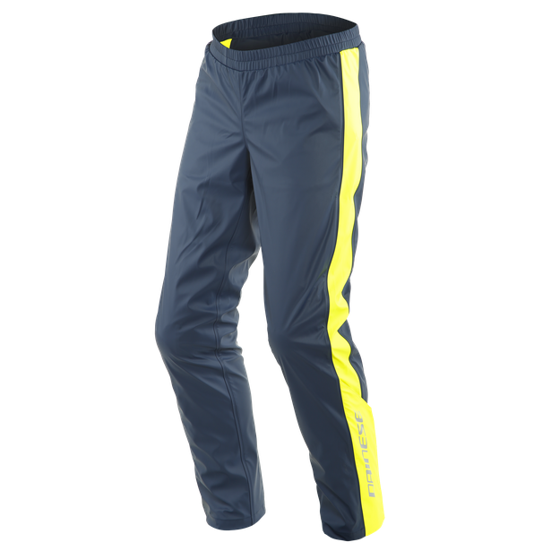 DAINESE lietus bikses Storm 2 Unisex blue/yellow fluo