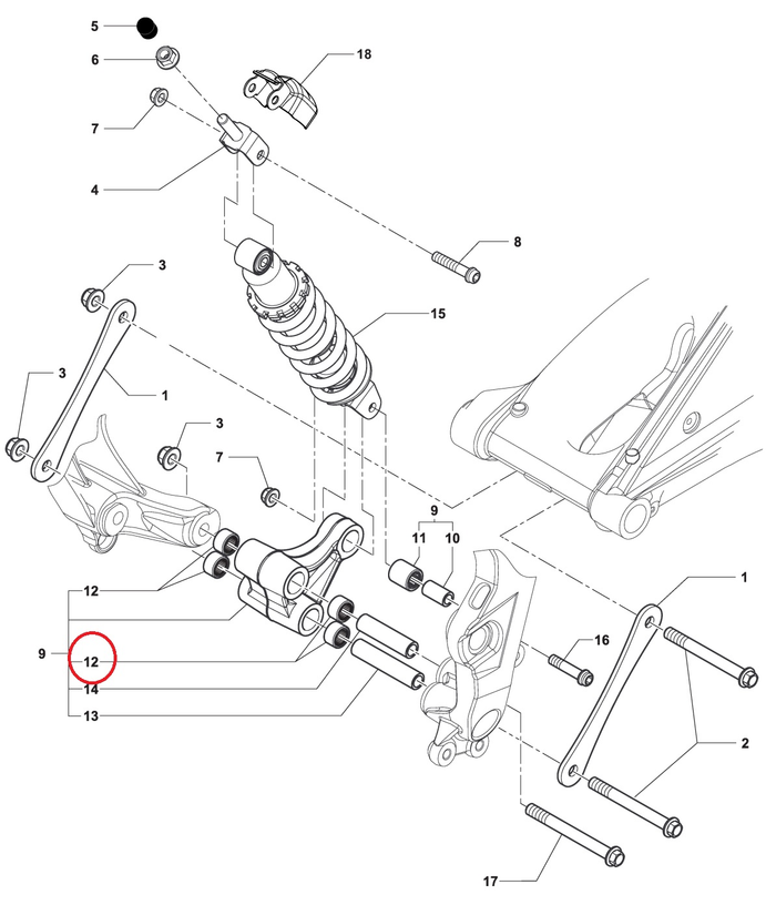 MV AGUSTA needle bearing