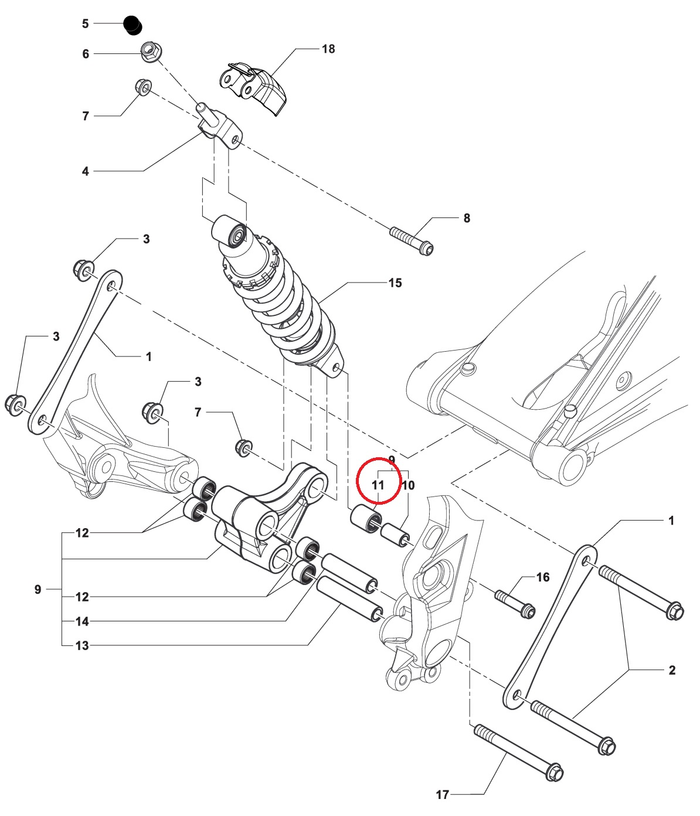 MV AGUSTA needle bearing