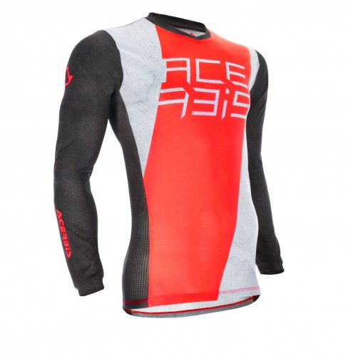 ACERBIS džersija MX J Track One white/red