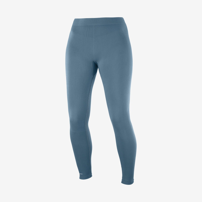 SALOMON termobikses Sntial Warm Seamless Tight W blue