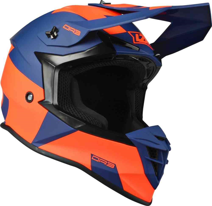 LAZER ķiveres nadziņš OR3 Rocky blue/red fluo