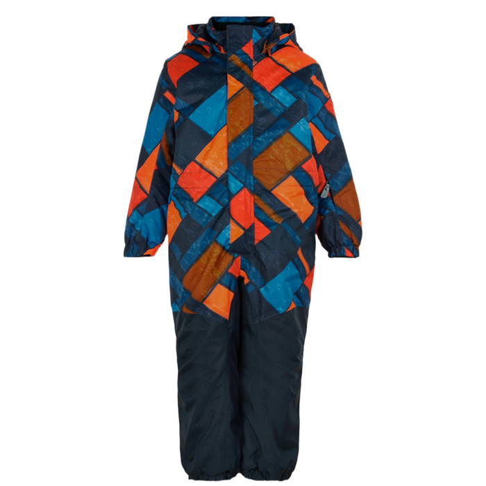 COLOR KIDS ziemas kombinezons 740344 AOP orange/blue AF 10K