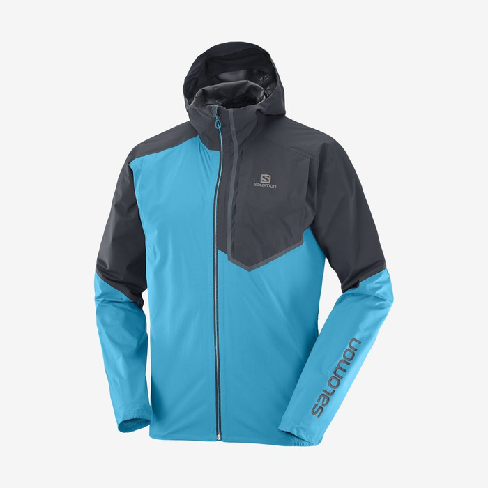 SALOMON jacket Bonatti Trail WP barrier reef