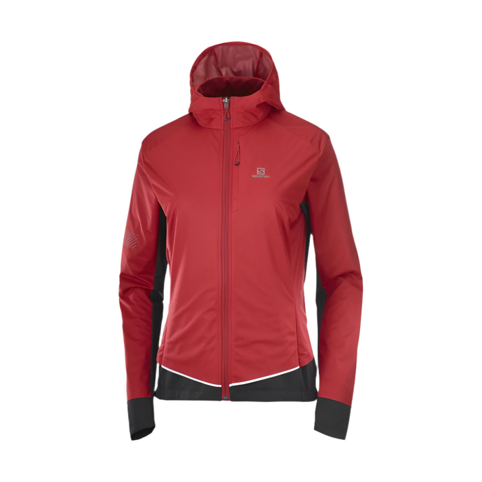 SALOMON distanču slēpošanas jaka W Light Shell red/black